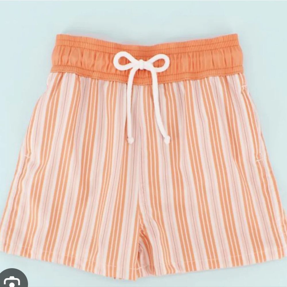 Dondolo Orange Striped Boys Swim